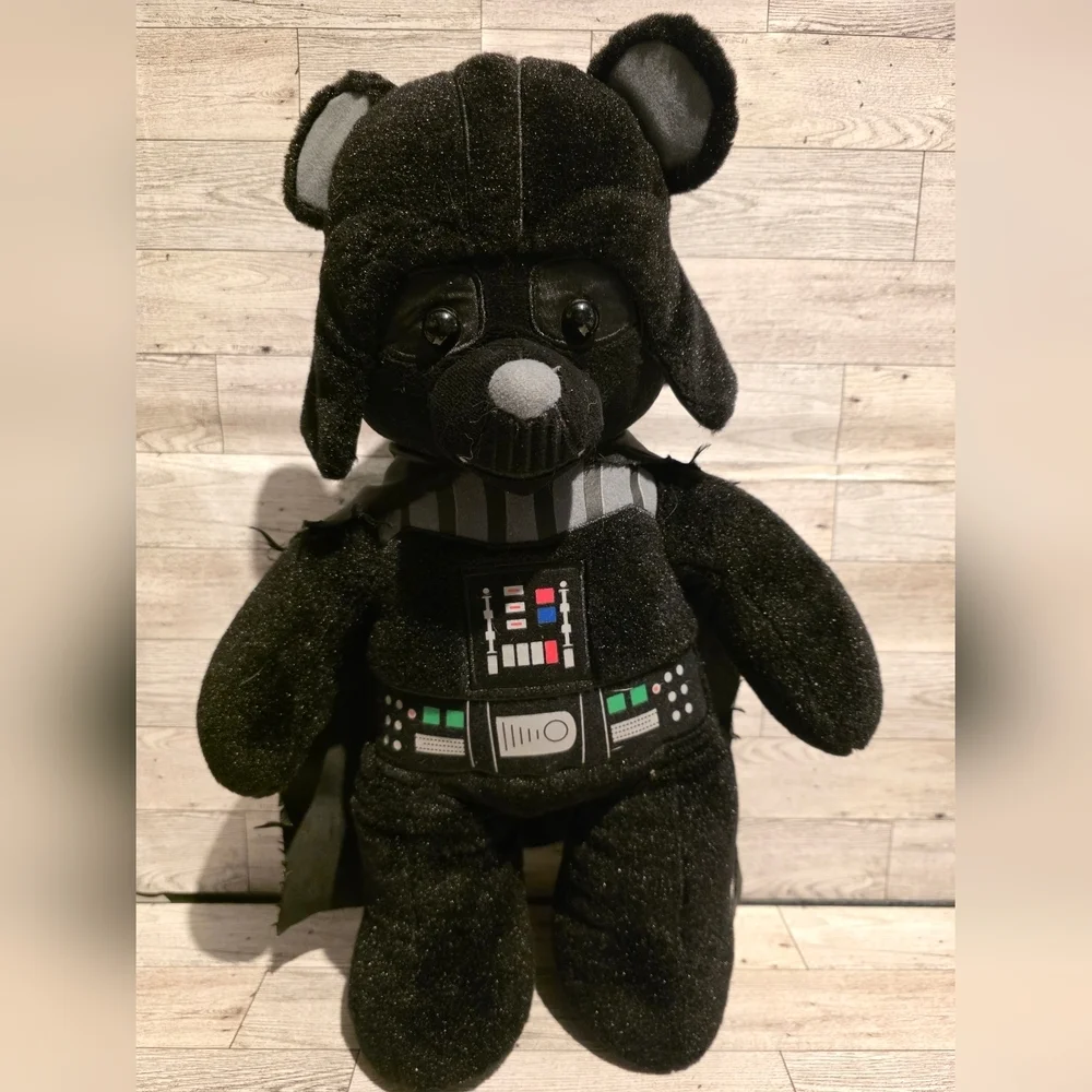 Build-A-Bear Black Darth Vader Style Plush Bear